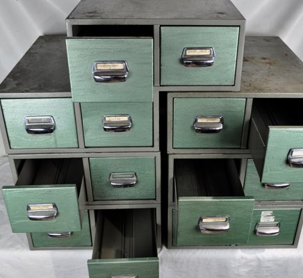 Industrial Chest of 2 Drawers from Racar, 1960s-ROJ-638916