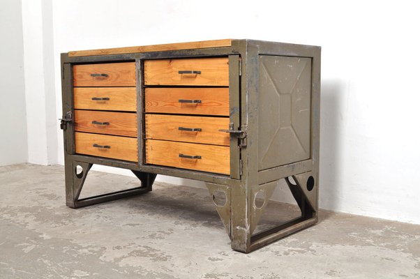 Industrial Chest of Drawers, 1950s-AOX-1768650