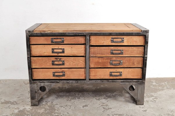 Industrial Chest of Drawers, 1950s-AOX-1787915