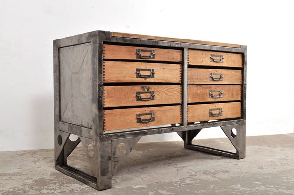 Industrial Chest of Drawers, 1950s-AOX-1787915