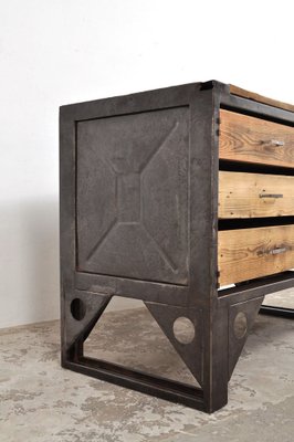 Industrial Chest of Drawers, 1950s-AOX-1794548