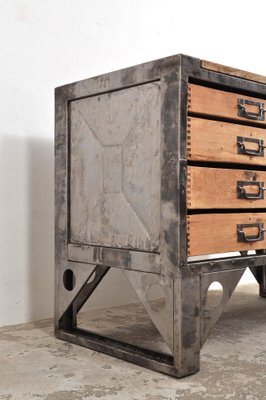 Industrial Chest of Drawers, 1950s-AOX-1787915