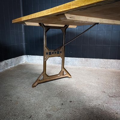 Industrial Dining Table in Beech-IA-1725878