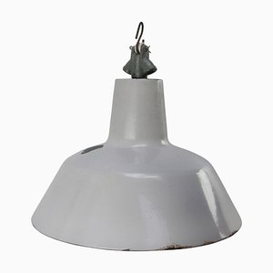 Industrial Dutch Grey Enamel Pendant Lights from Philips-BLS-1319732