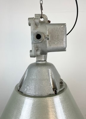 Industrial Explosion Proof Lamp with Aluminium Shade from Polam, 1970s-CGF-1268429