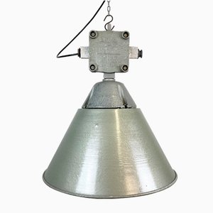 Industrial Explosion Proof Lamp with Aluminium Shade from Polam, 1970s-CGF-1268429