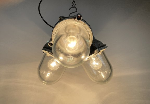 Industrial Explosion Proof Pendant Light from Elektrosvit, 1970s-CGF-1373680