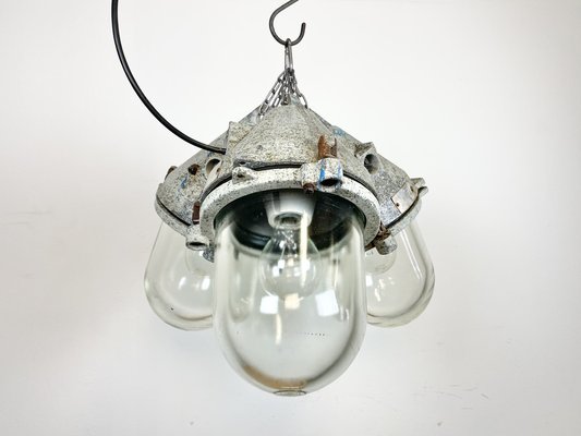 Industrial Explosion Proof Pendant Light from Elektrosvit, 1970s-CGF-1373680