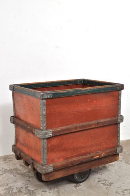 Industrial Factory Cart, 1950s-AOX-2024595