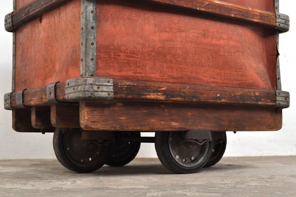 Industrial Factory Cart, 1950s-AOX-2024595