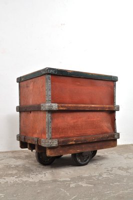 Industrial Factory Cart, 1950s-AOX-2024595