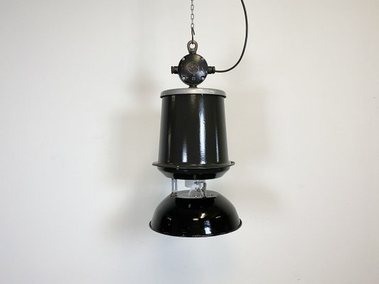 Industrial Factory Pendant Lamp from Elektrosvit, 1960s-CGF-933404