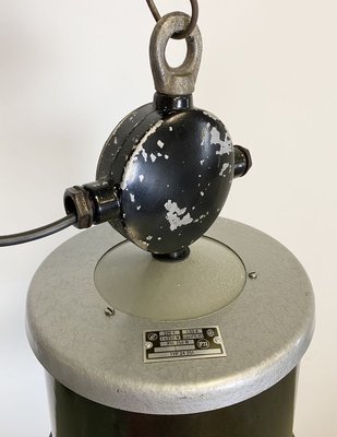 Industrial Factory Pendant Lamp from Elektrosvit, 1960s-CGF-933404