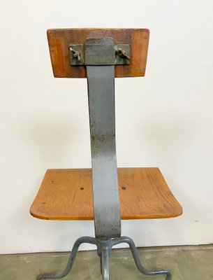 Industrial Factory Swivel Chair, 1960s-CGF-912931