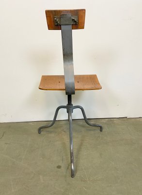 Industrial Factory Swivel Chair, 1960s-CGF-912931