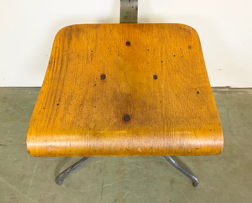 Industrial Factory Swivel Chair, 1960s-CGF-912931