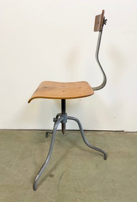 Industrial Factory Swivel Chair, 1960s-CGF-912931