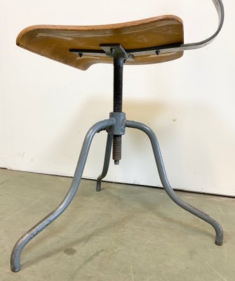 Industrial Factory Swivel Chair, 1960s-CGF-912931