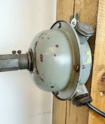 Industrial Factory Wall Light with Enamel Shade, 1960s-CGF-1720940