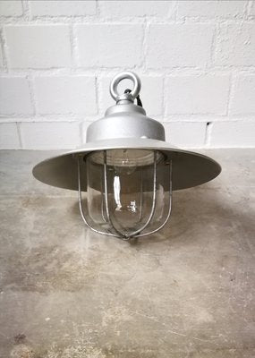 Industrial German Ceiling Lamp from Legrand, 1950s-FW-547358