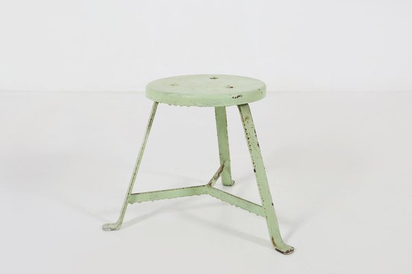 Industrial Green Stool, 1930-YSY-1150616