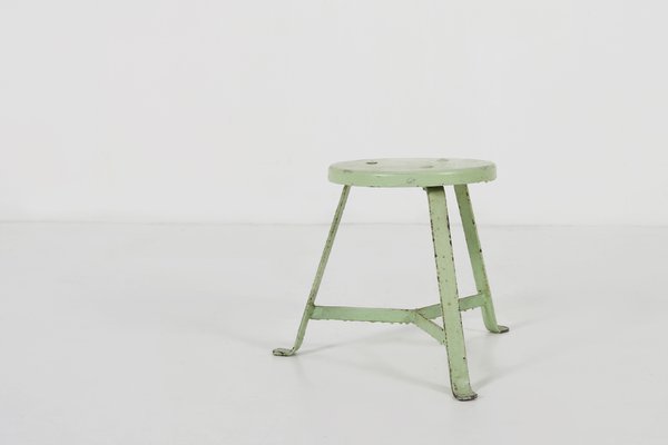 Industrial Green Stool, 1930-YSY-1150616