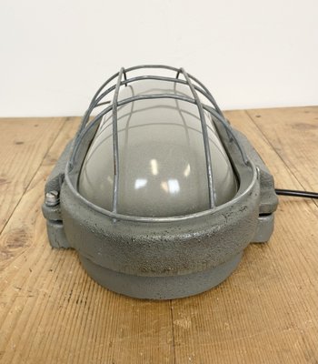 Industrial Grey Cast Iron Wall Lamp from Elektrosvit, 1960s-CGF-1259792