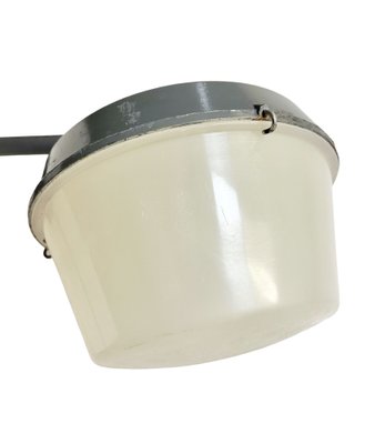 Industrial Grey Factory Wall Light from Elektrosvit, 1970s-CGF-1726177