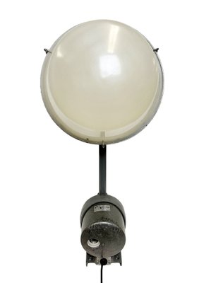 Industrial Grey Factory Wall Light from Elektrosvit, 1970s-CGF-1726177