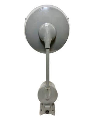 Industrial Grey Factory Wall Light from Elektrosvit, 1970s-CGF-1726177