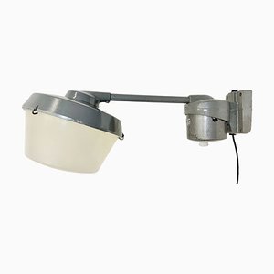 Industrial Grey Factory Wall Light from Elektrosvit, 1970s-CGF-1726177