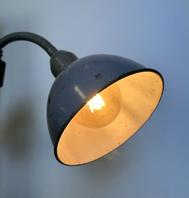 Industrial Grey Scissor Wall Lamp from Elektroinstala, 1960s-CGF-1731817