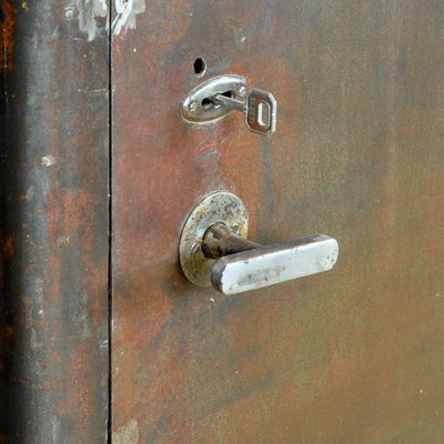 Industrial Iron Cabinet, 1960s-IW-1804230