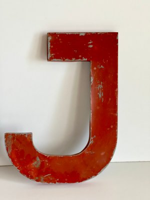 Industrial Letter DJ Sign, 1952, Set of 2-ALG-1423082