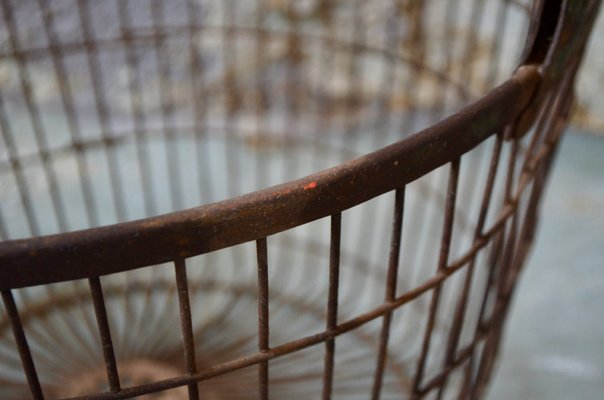 Industrial Metal Basket, 1940s-AIU-1377247