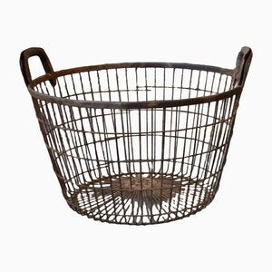 Industrial Metal Basket, 1940s-AIU-1377247