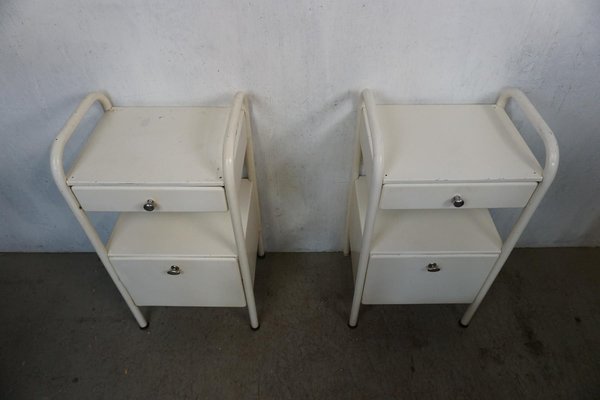 Industrial Metal Cabinets, 1940s, Set of 2-GPQ-1425988