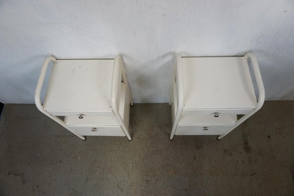 Industrial Metal Cabinets, 1940s, Set of 2-GPQ-1425988