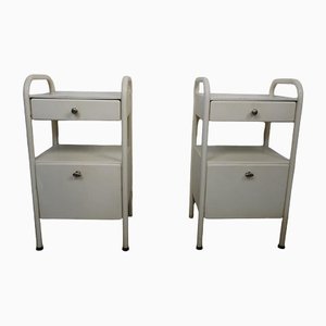 Industrial Metal Cabinets, 1940s, Set of 2-GPQ-1425988