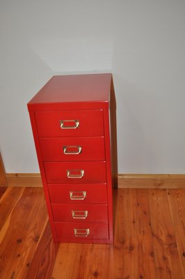 Industrial Metal Chest of Drawers, 1980s-OXJ-786640