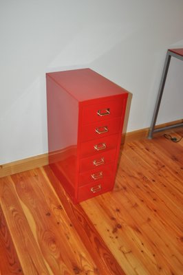 Industrial Metal Chest of Drawers, 1980s-OXJ-786640