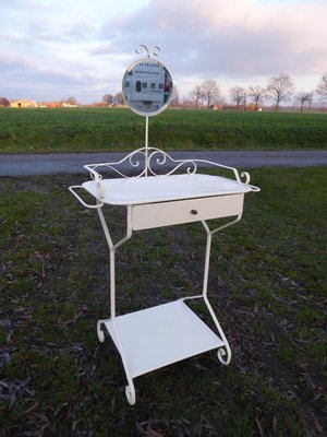 Industrial Metal Dressing Table, 1940s-AWL-904691