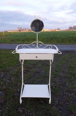 Industrial Metal Dressing Table, 1940s-AWL-904691