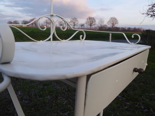 Industrial Metal Dressing Table, 1940s-AWL-904691