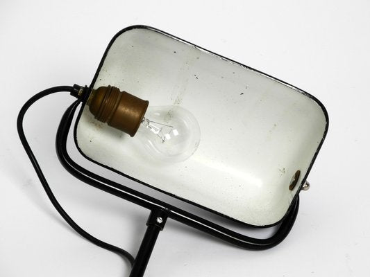 Industrial Metal Table Lamp Model 6581 in Black from Kaiser Idell / Kaiser Leuchten, 1940s-RR-1737331