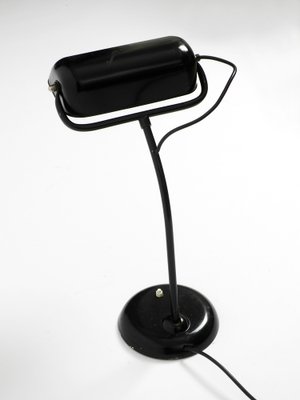 Industrial Metal Table Lamp Model 6581 in Black from Kaiser Idell / Kaiser Leuchten, 1940s-RR-1737331