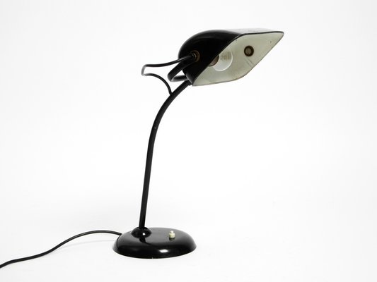 Industrial Metal Table Lamp Model 6581 in Black from Kaiser Idell / Kaiser Leuchten, 1940s-RR-1737331