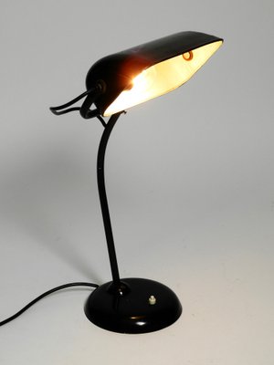 Industrial Metal Table Lamp Model 6581 in Black from Kaiser Idell / Kaiser Leuchten, 1940s-RR-1737331