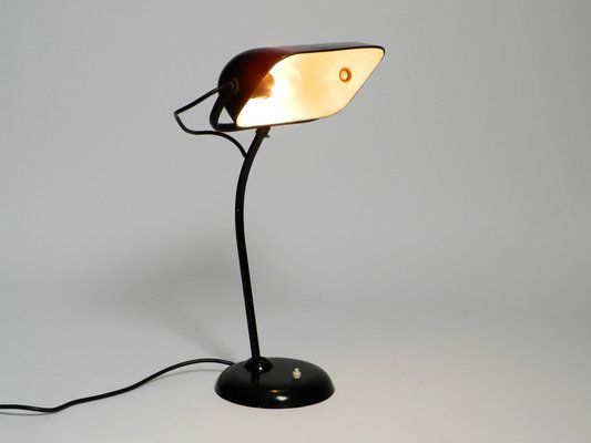 Industrial Metal Table Lamp Model 6581 in Black from Kaiser Idell / Kaiser Leuchten, 1940s-RR-1737331