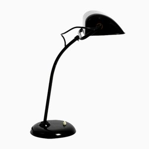 Industrial Metal Table Lamp Model 6581 in Black from Kaiser Idell / Kaiser Leuchten, 1940s-RR-1737331